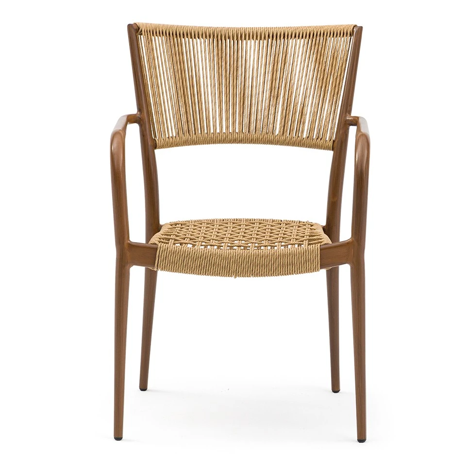 PE Rope Cafe Outdoor Chairs suppliers