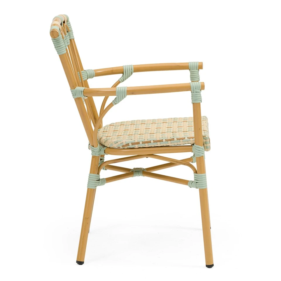 Rattan Restaurant Outdoor Dining Chairs factory