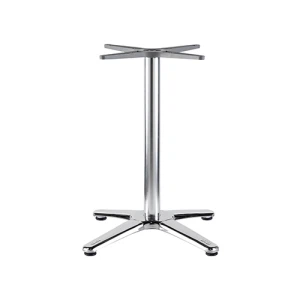 Ruokailukalusteet Ruostumattomasta teräksestä valmistettu pöytäjalusta Street Coffee Paris Style